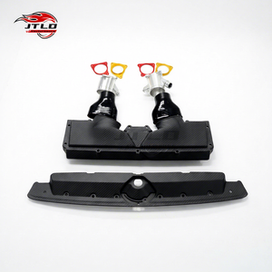 Tubo di Aspirazione Turbo per <span class=keywords><strong>Audi</strong></span> <span class=keywords><strong>RS6</strong></span> C8 RS7 C8 4.0T V8 e Condotto di Aspirazione in Fibra di Carbonio per Upgrade di Raffreddamento - Product Image 1