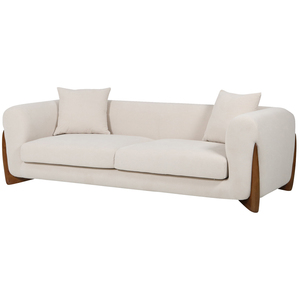 Juego de Sofás Modernos Personalizados para Hotel, Color Blanco, Muebles de Tela Sencillos para Villa, Sofá Seccional de 123 Asientos para Eventos y Bodas - Product Image 1