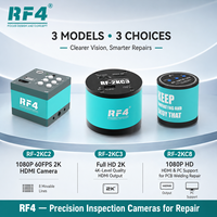 Nouvelle caméra numérique RF4 RF-2KC/2KC3/2KC8, sortie 2K 1080P 60FPS, 8 lignes mobiles qualité 4K, pour soudage et réparation de circuits imprimés