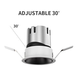 Design Intérieur <span class=keywords><strong>12v</strong></span> Plafonnier Surface de <span class=keywords><strong>Spot</strong></span> 10w Projecteur 30w Monté Encastré 50mm Dimmable Spots Lumineux Led Downlights - Product Image 4