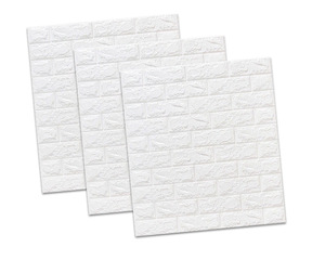 <span class=keywords><strong>WYC</strong></span> Papier peint mousse PE 3D pour chambre d'enfant Revêtement mural texturé en PVC Feuilles de plastique ignifuges pour mur intérieur - Product Image 1