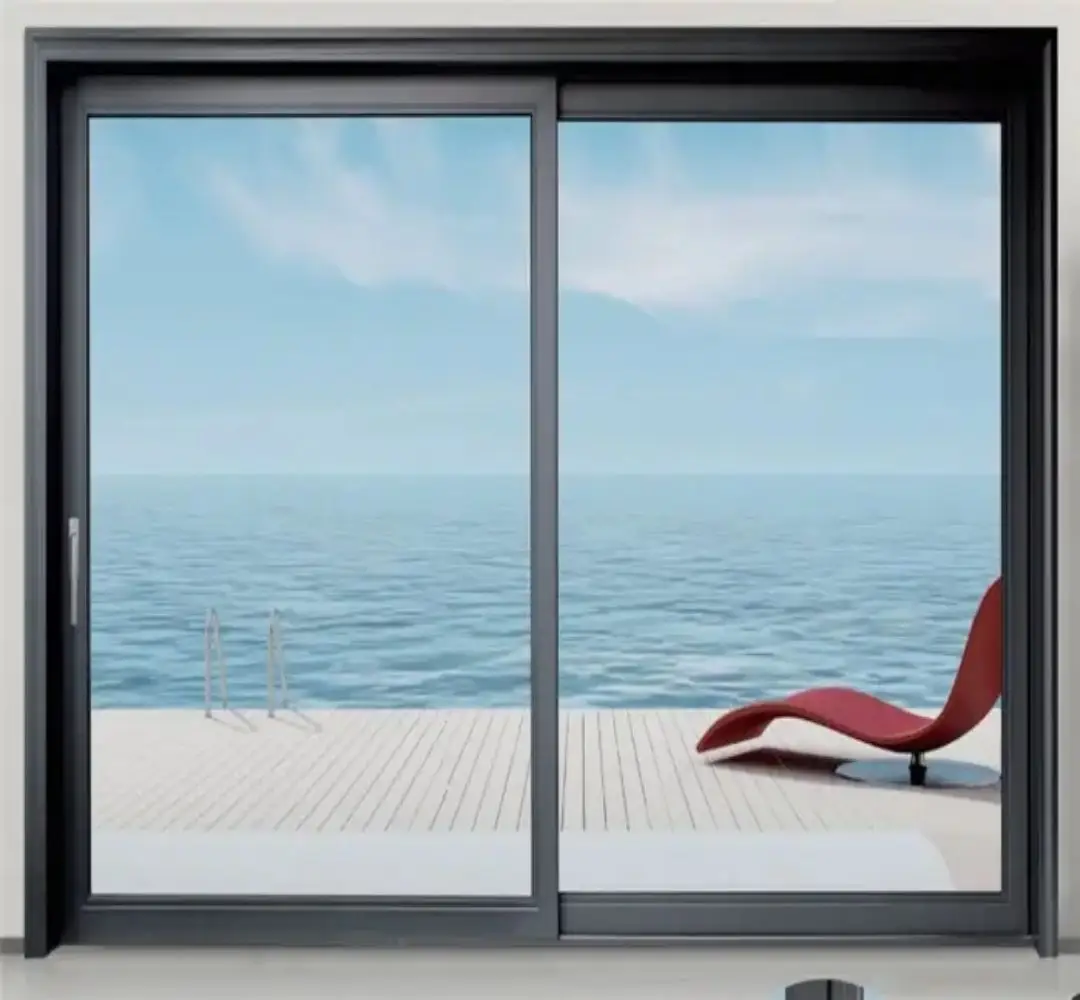 Akıllı metal ev sabit pencere tasarım fotoğraf büyük cam bay resim windows