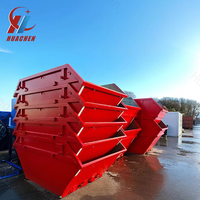 Bennes à déchets de construction en carbone de haute qualité, prix d'usine, bennes à déchets à ouverture supérieure pour l'extérieur
