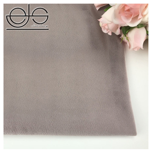 Violet 100% Polyester <span class=keywords><strong>velours</strong></span> satiné beau tissu pour robe matériaux doux - Product Image 5