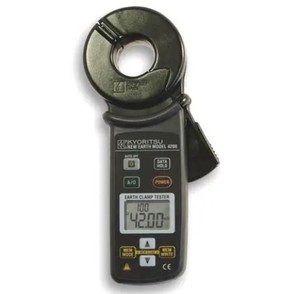 Kyoritsu ตัวทดสอบความต้านทานแบบหนีบบนดิน4200, RMS ที่แท้จริง, ความต้านทานดิน0.05-1500, 1mA-30A ไฟฟ้ากระแสสลับ - Product Image 1