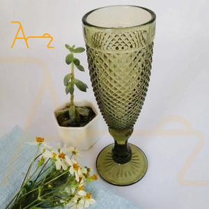 Vintage Colored Crystal Glasses pink Goblet Water Drinking Glasses Set Juice Beer Cup <strong>Luxury</strong> Wedding <strong>champagne</strong> <strong>Flute</strong> - Product Image 3