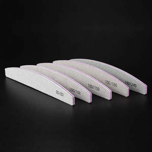 Dũa móng dùng một lần chuyên nghiệp, logo tùy chỉnh, họa tiết ngựa vằn, độ nhám 100/180, sản xuất tại Nhật Bản - Product Image 4