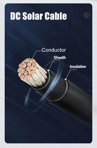<span class=keywords><strong>สาย</strong></span>เคเบิลโซลาร์เซลล์แบบกำหนดเองขนาด 4/6/10/16 มม.² สำหรับระบบ<span class=keywords><strong>ไฟ</strong></span>ฟ้าโซลาร์เซลล์ <span class=keywords><strong>ทน</strong></span>แรงดัน<span class=keywords><strong>ไฟ</strong></span>ฟ้า 1000V 1500V  ทำจากทองแดงเคลือบดีบุก สำหรับแผงโซลาร์เซลล์ - Product Image 4