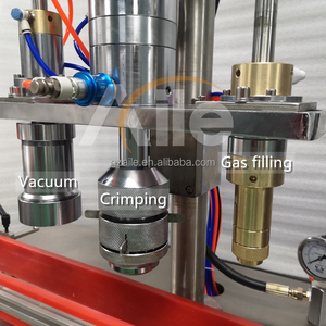 Aile bán tự động <span class=keywords><strong>LPG</strong></span> nhẹ hơn & butan gas Aerosol phun có thể làm đầy máy khí nén điều khiển cho dầu - Product Image 4