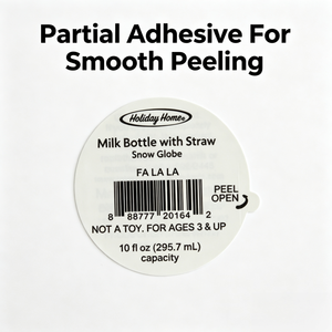Etichetta Adesiva Rotonda Pieghevole a 2-4 Strati, Adesivo Multilingue Rimovibile per Piccole Bottiglie di Alimenti, Cosmetici e Prodotti Farmaceutici - Product Image 5
