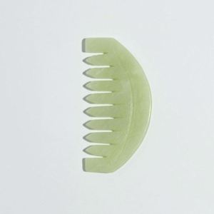 Peine de Masaje Gua Sha Multifuncional de Jade de Alta Calidad con Grabado Láser para Regalo Promocional Creativo - Product Image 1