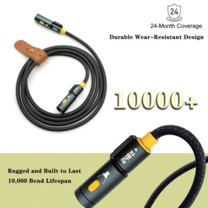 4 Trong 1 Sạc Cáp 240W Nhanh Chóng Sạc Cáp Với Đèn Pin Và Nhẹ Hơn Có Thể Sạc Lại Rất Thích Hợp Cho Cắm Trại Và Khẩn Cấp - Product Image 5