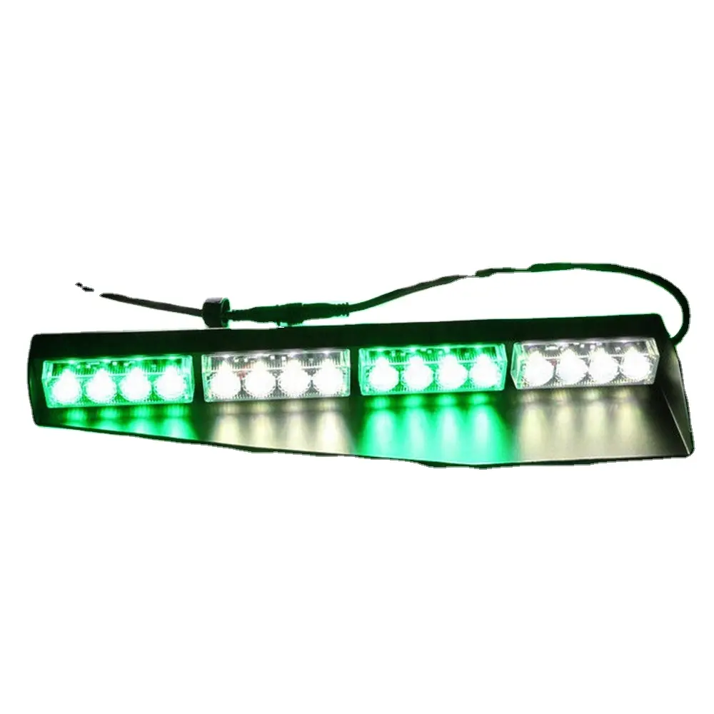 32LED 32W LED Lightbar Viseira Clara Windshield Hazard Emergência atenção Strobe