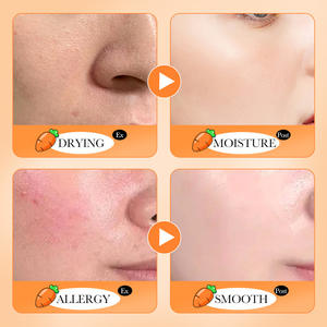 Crème pour le visage à la vitamine B et à la carotte SADOER, anti-allergique, éclaircissante et hydratante, crème éclaircissante pour la peau - Product Image 6