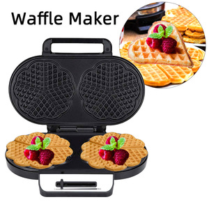 Khuôn Điện Baking Pan Máy Ăn Sáng Trứng Tròn Waffle Pops Maker Waffle Walnut Maker 4 Trong 1 - Product Image 6