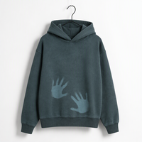 Sweat-shirt à capuche décontracté et tendance pour femmes et hommes, coupe-vent, enduit de PE, poids moyen, tricoté, changeant de couleur, réactif à la chaleur