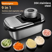 Nouveau Coupe-légumes multifonctionnel transfrontalier en acier inoxydable 304, Râpe à pommes de terre, Trancheuse domestique, Râpe manuelle