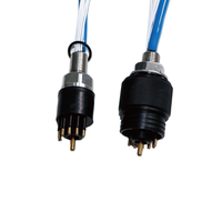Conector Coaxial de Acero Inoxidable IP68 Impermeable Subconn Sistema de Energía Solar Submarina Cable Submarino de Doble Extremo de 7 Pines