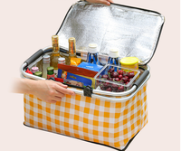 Nouveau Style grand isolé préparation de repas 15L déjeuner glacière sac thermique logo personnalisé mode étanche