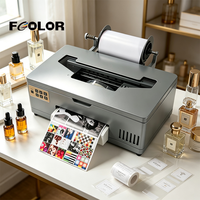 Imprimante d'étiquettes couleur A4 Fcolor, nouvelle arrivée, machine à jet d'encre 6 couleurs pour l'impression d'étiquettes, de photos et de transferts par sublimation, idéale pour les petites entreprises