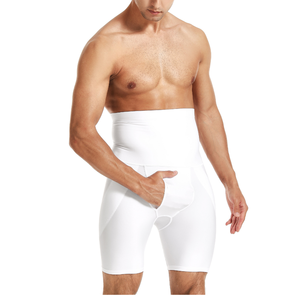 Custom Mens Fajas Control de barriga Fajas Body Shaper Shorts Compresión <span class=keywords><strong>Boxer</strong></span> Envío de la gota - Product Image 3