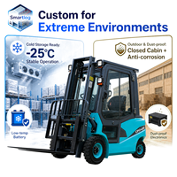 Équipement de manutention de matériaux d'entrepôt écologique à batterie lithium électrique de 3 tonnes, machine de transport industrielle à haute efficacité