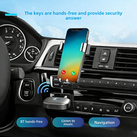 Nouveau récepteur BT 5.3 pour voiture, adaptateur audio BT, kit mains libres, récepteur BT pour voiture avec prise audio AUX 3,5 mm