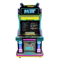 Console de jeu d'arcade rétro préprogrammée pour simulateurs de jeux à grande échelle, avec monnayeur, jeu d'arcade de combat à deux joueurs en position debout