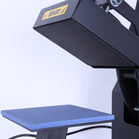 Presse à chaud manuelle RubySub pour étiquettes, machine de transfert par sublimation pour logos sur t-shirts