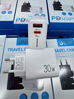 Adaptador de Carga Rápida USB A+C PD de 30W, Cargador Original de Fábrica Tipo C para Teléfono 16 15 14 13 12Pro Max