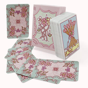 Печать логотипа под заказ, золотая фольга, перерабатываемая бумага, колода для игральных карт Таро С путеводителем - Product Image 3