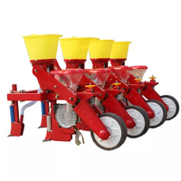 Tracteur agricole miniature 4x4 à 2 rangs, semoir de précision pour maïs à 2-7 rangs, planteur, perceuse avec boîte à engrais