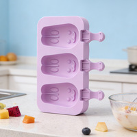 Moule à glace en silicone alimentaire, facile à démouler, avec couvercle, pour la maison, pour bâtonnets de glace, bâtonnets de fromage, barres glacées, sucettes glacées, JIAZHAO CW0021