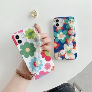 Lovely Girl Custom Shock proof Mobile Case für iPhone 12 12 Pro Soft TPU Schutzhülle mit Armband