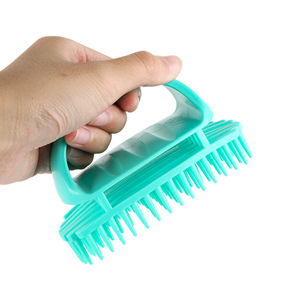 Scalp Massage Hair <b>Brush</b> Plastic Blue Dual Use For Wet And Dry <b>Shampoo</b> Comb - Product Image 5