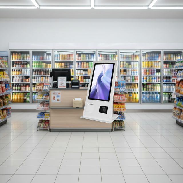 Self Serve Kiosks Pos 15.6 Inch All-In-One Touch Screen POS Machine Retail Cash Register Payment