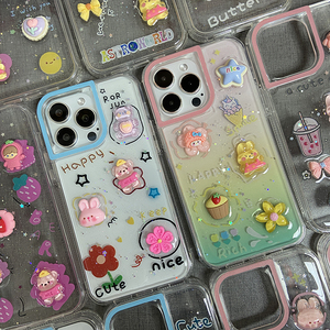 เคสโทรศัพท์ TPU 2.5 มม. แบบกำหนดเองได้ ลายการ์ตูน 3 มิติ น่ารัก สำหรับ OPPO Reno 4 7 4G 10 11 Pro A18 A38 4G A58 A78 <span class=keywords><strong>5G</strong></span> - Product Image 1