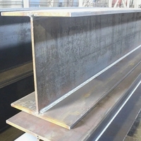 Viga de acero galvanizado de columna universal de inmersión en caliente de sección H estándar para poste de muro de contención