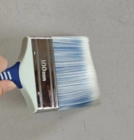 Poignée en plastique de peuplier de haute qualité pinceau en poils de sanglier outil d'entretien mural Durable