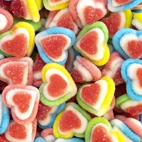 Vente en gros de bonbons gélifiés halal en vrac, friandises fruitées et bonbons acidulés