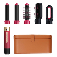 Sèche-cheveux de voyage électrique 5 en 1, peigne ionique, diffuseur, boucleur, brosse lissante, moteur BLDC 1350W