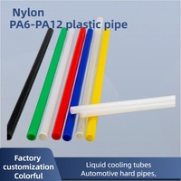 Tuyau flexible en nylon plastique, tube en polyamide PA, conduit en plastique pour câbles, haute température et haute pression, pour air et huile
