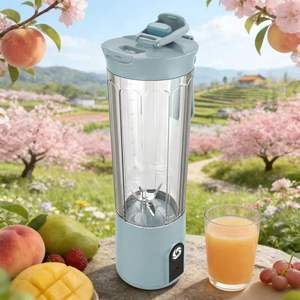 Hand machine blender machine industrial Portable Blender Battery Power Click button motor micro blender portable blending cup - Product Image 3