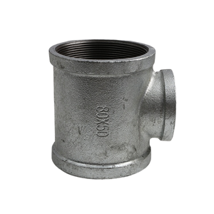 Bán buôn tùy chỉnh thiết kế Epoxy sơn tĩnh điện sắt phụ kiện đường ống ren dễ uốn gang <span class=keywords><strong>TEE</strong></span> Ống - Product Image 4