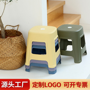 Plastic Restaurant <b>Stool</b> 420x420x480mm Durable Modern Design For Indoor Outdoor Use - Product Image 3