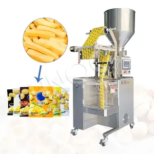 HNOC VFFS Popcorn Plastic Bag Form Package Small Business Nitrogen Pack Machine for Food Industry