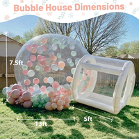 Meilleure vente location de maison gonflable en pvc avec dôme gonflable et ballon, tente à bulles, maison gonflable transparente
