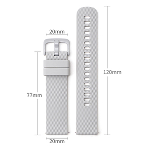 Correa de reloj de goma de repuesto de silicona de liberación rápida de 20mm y 22mm multicolor <span class=keywords><strong>para</strong></span> <span class=keywords><strong>Moonswatch</strong></span> - Product Image 6