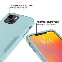 Coque de protection 3-en-1 à 3 couches pour iPhone 13, 17 Air, 16E, 15, 14 Plus, 12, 11 Pro Max, Mini – Coque arrière antichoc robuste