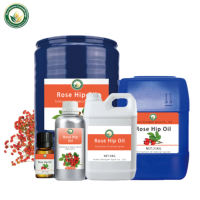 Huile de graines de rose musquée 100% pure et biologique (Rosa Canina) pressée à froid, non raffinée, vierge, qualité cosmétique et alimentaire, vitamine C/E, réparation des cicatrices